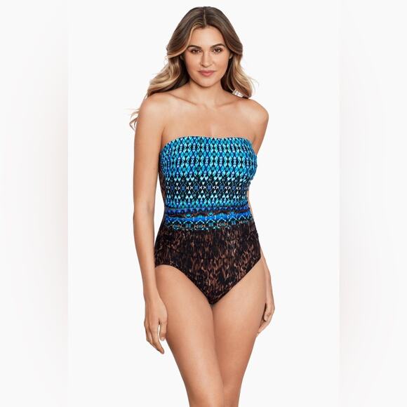 Miraclesuit Long Torso Avanti One Piece in Untamed 16 - Picture 7 of 7